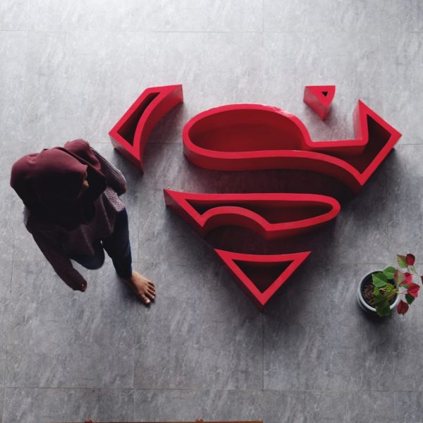 superman shelf 9