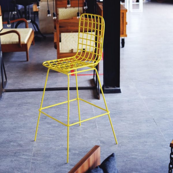wire bar stool 2