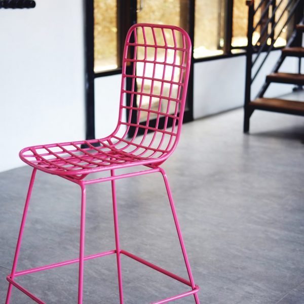 wire bar stool 6