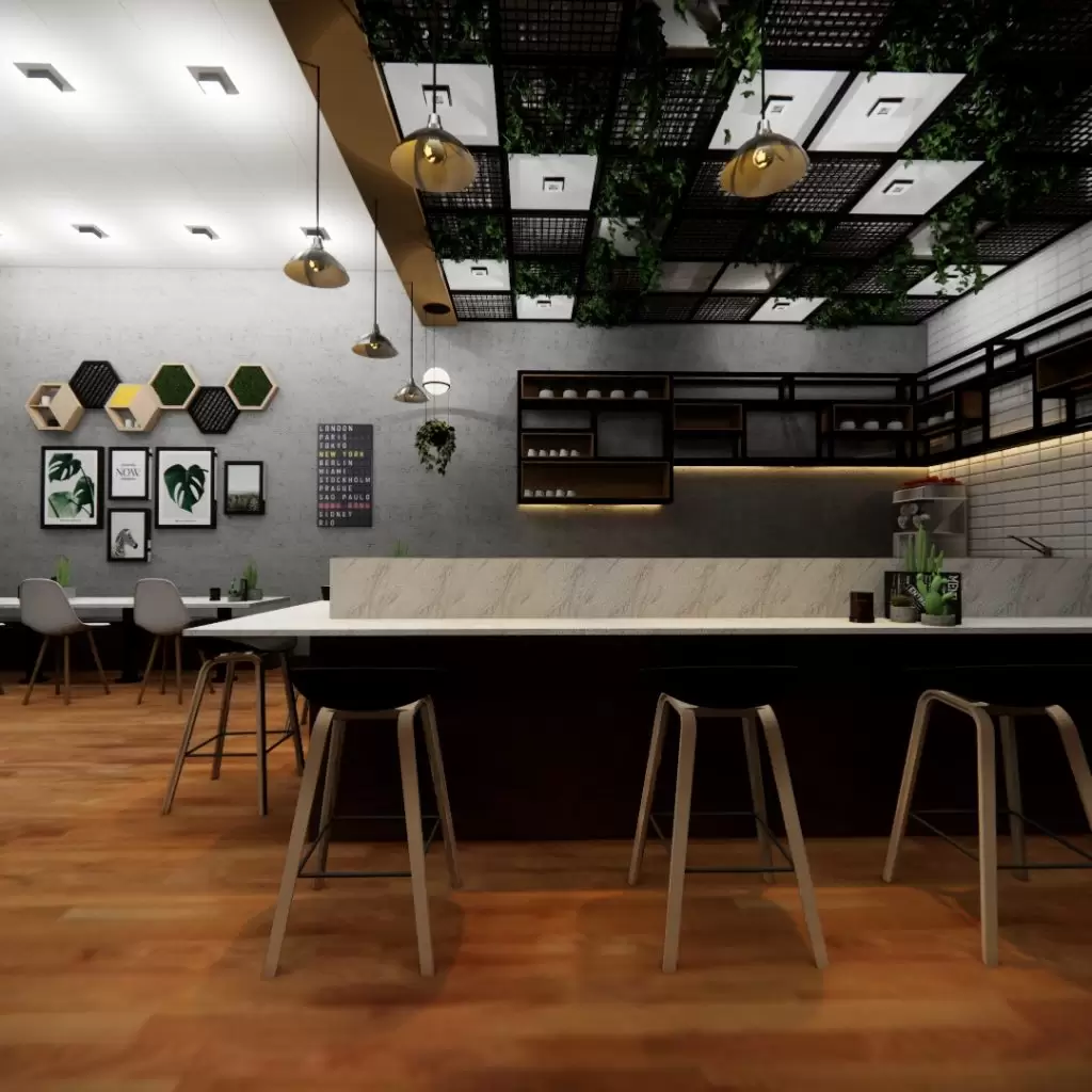 7 Langkah Desain Interior Cafe yang Bikin Betah Para Pengunjung! 2 Desain Interior Cafe
